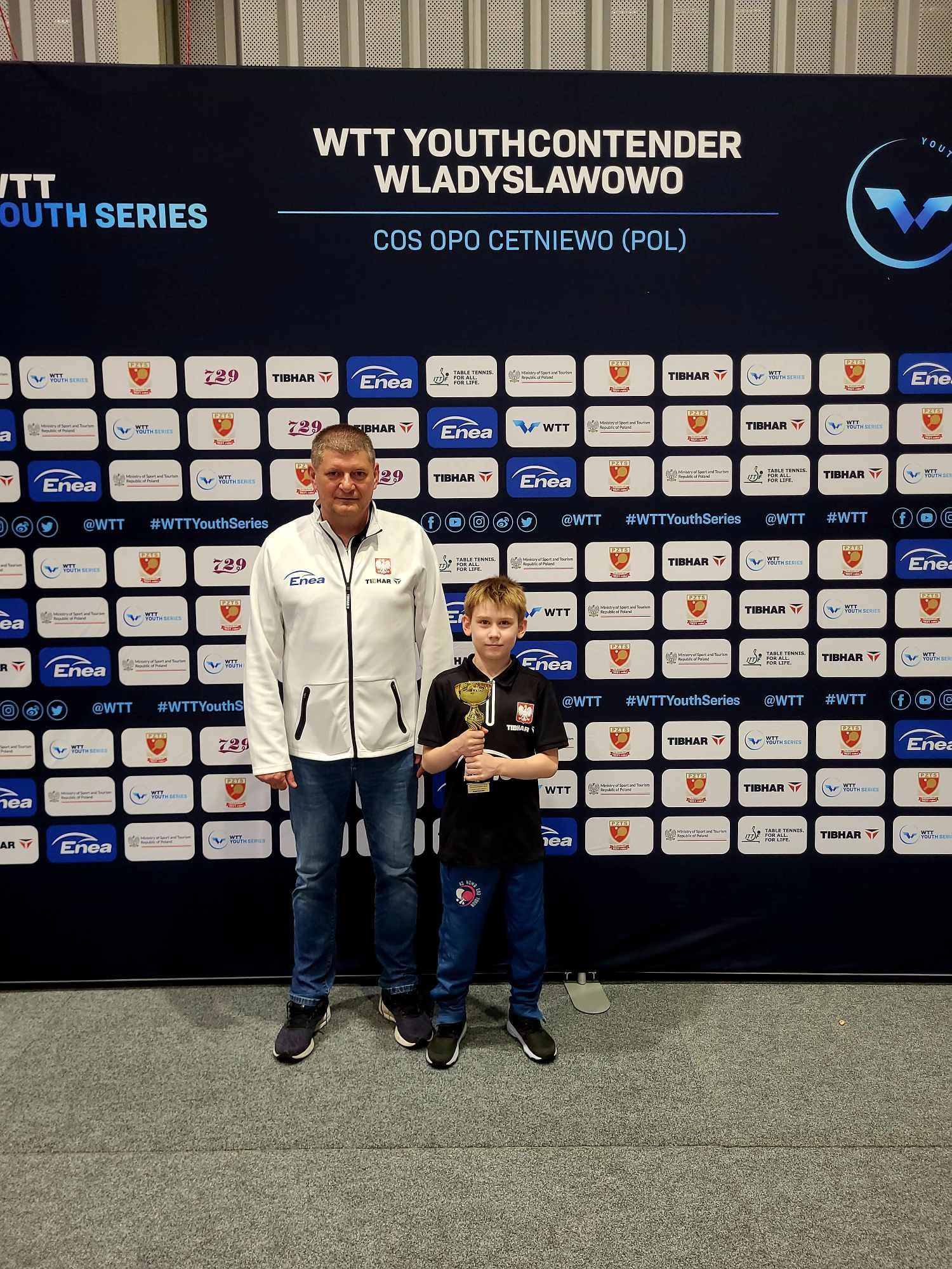 III miejsce Ignacego Utylskiego w WTT Youth Contender we Władysławowie w kategorii U11