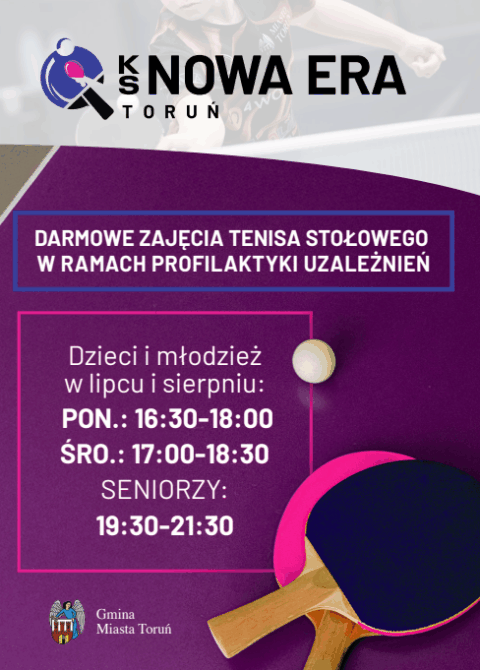 Tenis stołowy w wakacje – dołącz do nas!