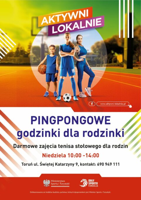 Pingpongowe Godzinki dla Rodzinki – aktywna niedziela w KS Nowa Era Toruń